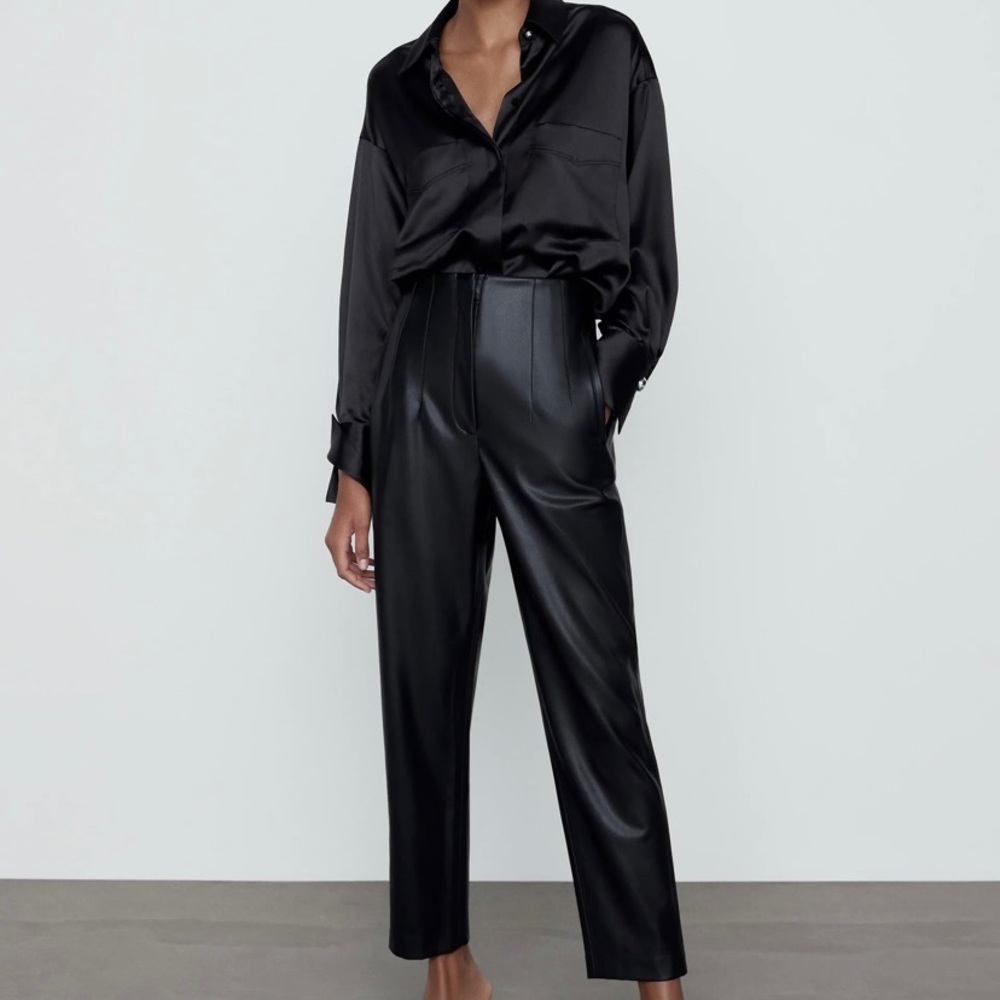 SOLD Zara Leather Pants
